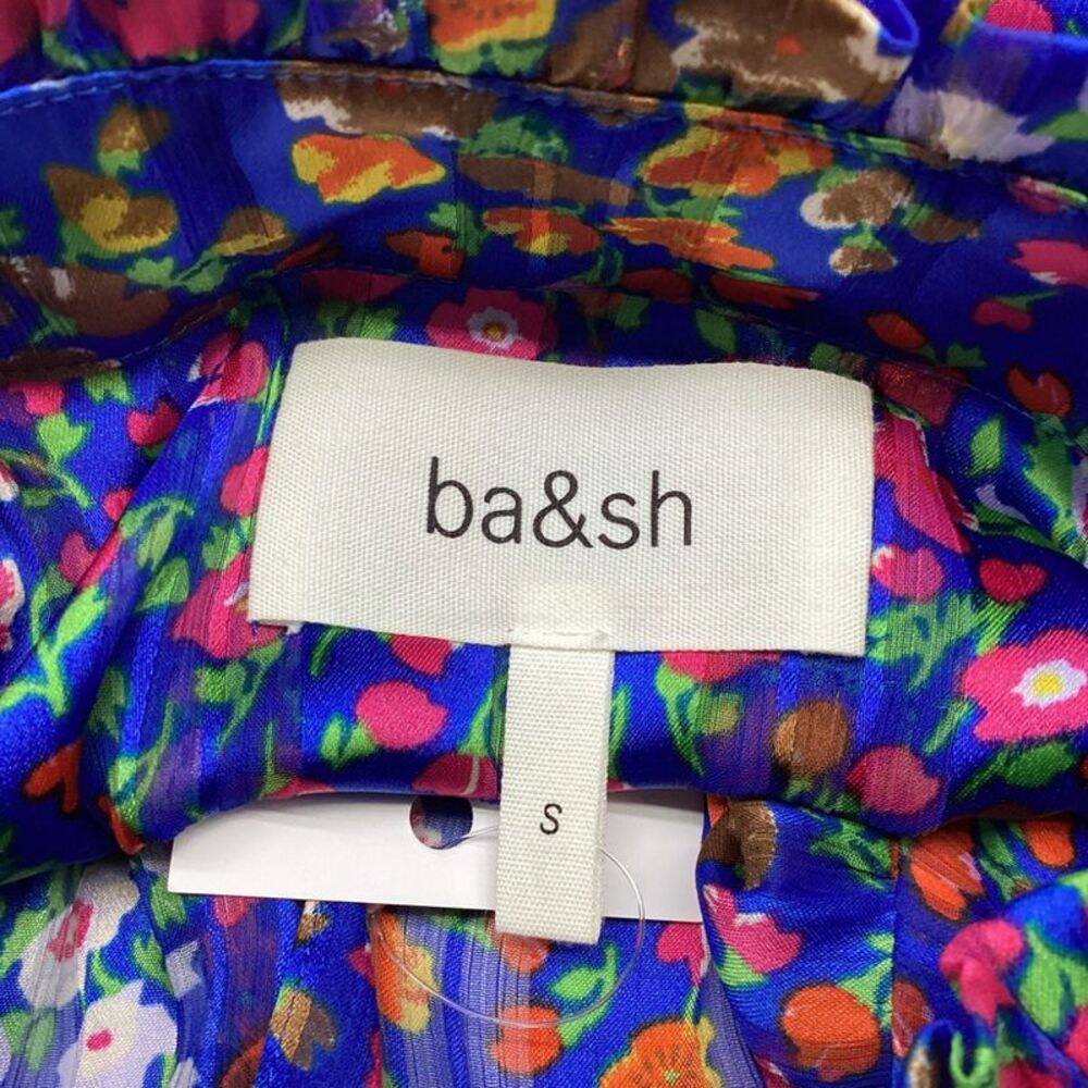Ba&Sh Floral-Print Mock Neck Blouse in Multicolor Polyester - Picture 7 of 7